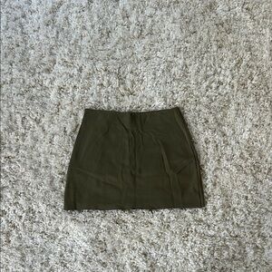 Princess Polly Olive Mini Skirt